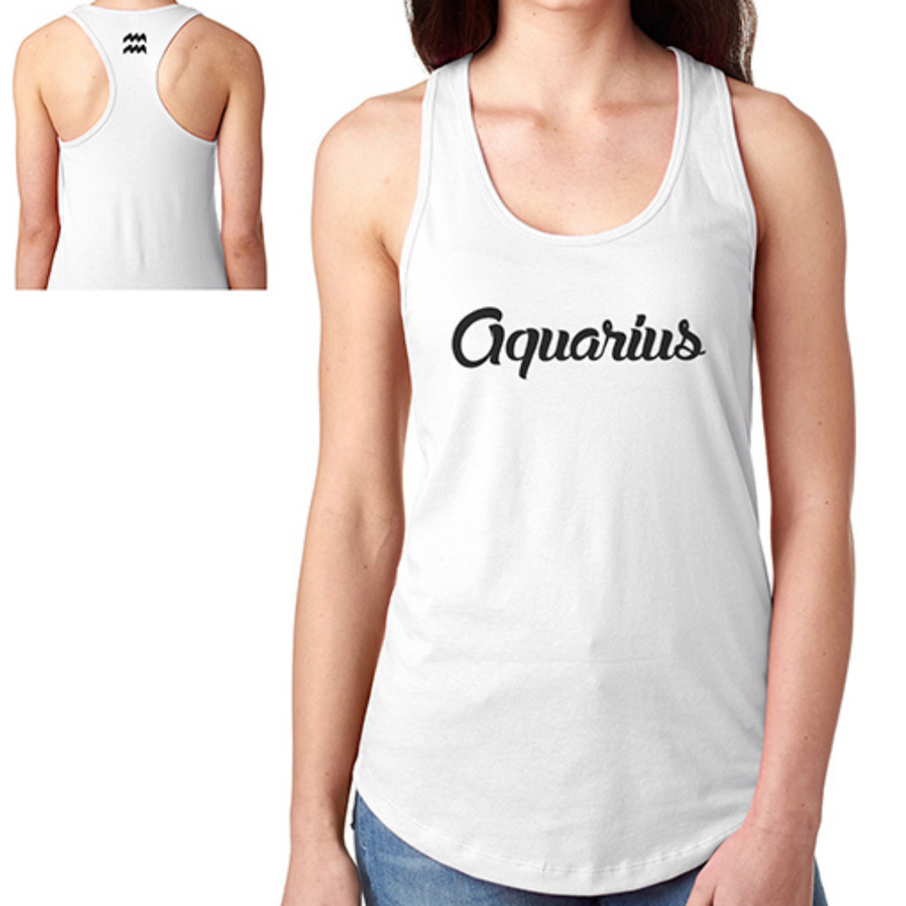 AQUARIUS Zodiac Racerback Tank